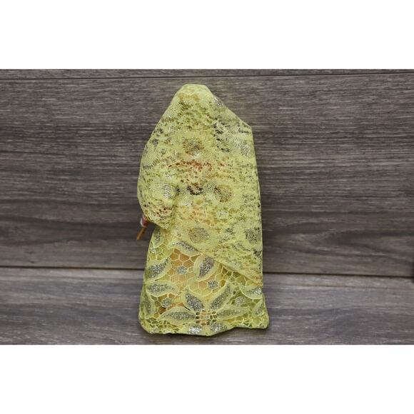 Vintage Arabian Princess Bride Tradition Dress Yellow Lace Dress Fashion Doll - Picture 7 of 13